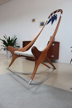 contemporary rocking chair  DECK LINE