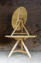 contemporary round folding table BERGERAC by Livine ST-PAUL HOME