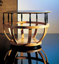 contemporary round wooden table SC 1003 OAK DESIGN