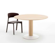 contemporary round wooden table LEAF Arco Contemporary Furniture