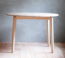 contemporary round wooden table HEJDE G.A.D