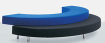 contemporary semi circle upholstered bench BOOMERANG 4 by Aziz Sariyer Derin
