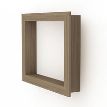 contemporary shelf in reclaimed wood SC&Eacute;NOGRAPHIE by Alfredo Da Silva  PH NEUTRE DESIGN