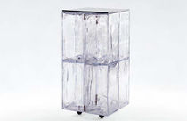 contemporary side table with casters GEO PIVOT Sturmundplastic by La Rosa S.p.A