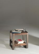 contemporary side table in certified wood (FSC-certified) ISIS  BSM