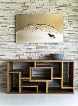contemporary sideboard table in certified wood (FSC-certified) DUMONT environment furniture