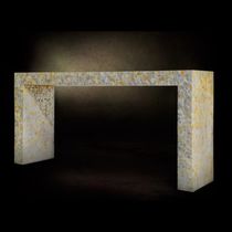 contemporary sideboard table (mother of pearl finish) ANACAPRI Livingstonehome by Stefano Agosta s.r.l.
