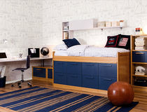 contemporary single bed with drawers  Asoral