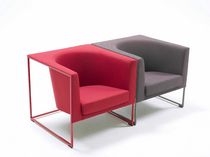 contemporary sled base armchair SIT DOWN by Burkhard Vogtherr Arco Contemporary Furniture