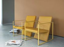 contemporary sled base armchair SPINE by Burkhard Vogtherr Arco Contemporary Furniture