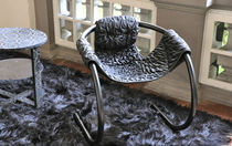 contemporary sled base armchair ISOTTA Extrabilia