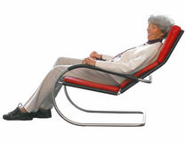 contemporary sled base armchair D 35-1 Tecta