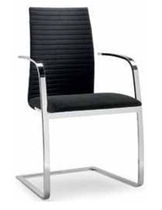 contemporary sled base armchair SWING: 970.31 Sandler Seating