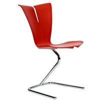 contemporary sled base chair ROBIN by Alison Smithson Tecta