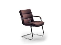 contemporary sled base chair CHANNEL by G. D. Harcourt Artifort