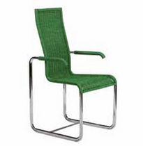 contemporary sled base chair with armrests D 25 Tecta