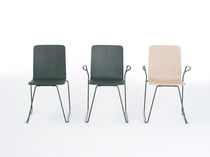 contemporary sled base stacking chair REPLAY by Burkhard Vogtherr Arco Contemporary Furniture