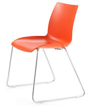 contemporary sled base stacking chair ZODIAC ISA International