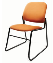 contemporary sled base stacking chair ATOM AIS 
