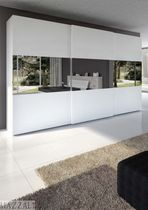 contemporary sliding door mirrored wardrobe GEOMAX mazzali spa