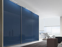 contemporary sliding door wardrobe in glass ESENZIA Baixmoduls
