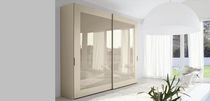 contemporary sliding door wardrobe in satin glass  MAP ARREDAMENTI