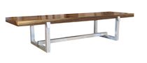 contemporary solid wood bench DONATO Costantini Design