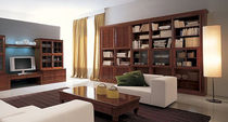 contemporary solid wood bookcase I CACCIA ALLA VOLPE by P. Pradella  MASSON MATIEE