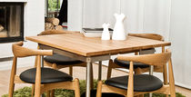 contemporary solid wood dining table CH316 by Hans J. Wegner Carl Hansen & Son