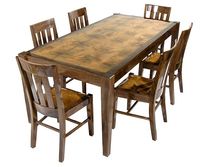 contemporary solid wood dining table EGW SMC Furnishings