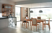 contemporary solid wood dining table LEONARDO  ARTE BROTTO