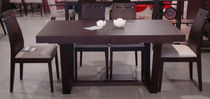 contemporary solid wood dining table MONACO Xdesign Chrysovitsiotis