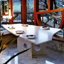 contemporary solid wood dining table M 23 Tecta