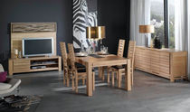 contemporary solid wood dining table CLOROFIL Lasserre