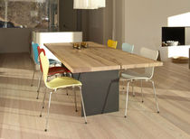 contemporary solid wood dining table TIX Mobimex