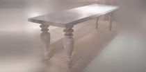 contemporary solid wood dining table TABLE SCULPTURE Fuoriluogo Design Milano