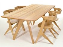 contemporary solid wood dining table SLAB: WOT03NA Tom Dixon