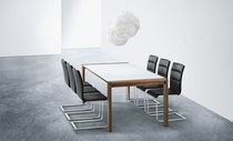 contemporary solid wood dining table SPIRIT by Stefan Westmeyer  girsberger