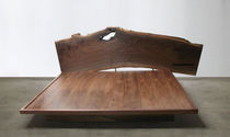 contemporary solid wood double bed 0044.3 JOHN HOUSHMAND
