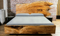 contemporary solid wood double bed 0051 JOHN HOUSHMAND