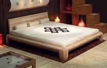 contemporary solid wood double bed MARU Cinius
