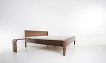 contemporary solid wood double bed NOBILE DORMO NOVO GmbH