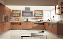 contemporary solid wood / glass kitchen FOSCA CUCINE LUBE