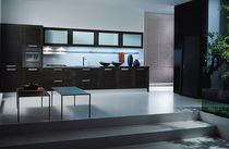 contemporary solid wood / glass kitchen MIDA COMPOSIT