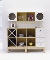 contemporary solid wood high sideboard ANNE HORREDS