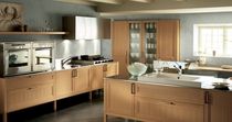 contemporary solid wood kitchen (ash) SUPR&Ecirc;ME by Castiglia Associati ERNESTOMEDA