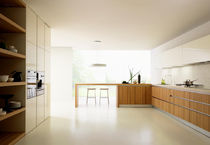 contemporary solid wood kitchen (walnut) K_GOCCIA MESON'S