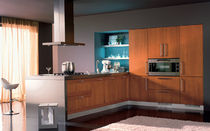 contemporary solid wood kitchen (walnut) OASI Corazzin Group - Contract & hotel
