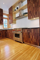 contemporary solid wood kitchen (walnut)  Nico Spacecraft