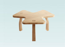 contemporary solid wood side table DOG by Christophe Delcourt ENO STUDIO